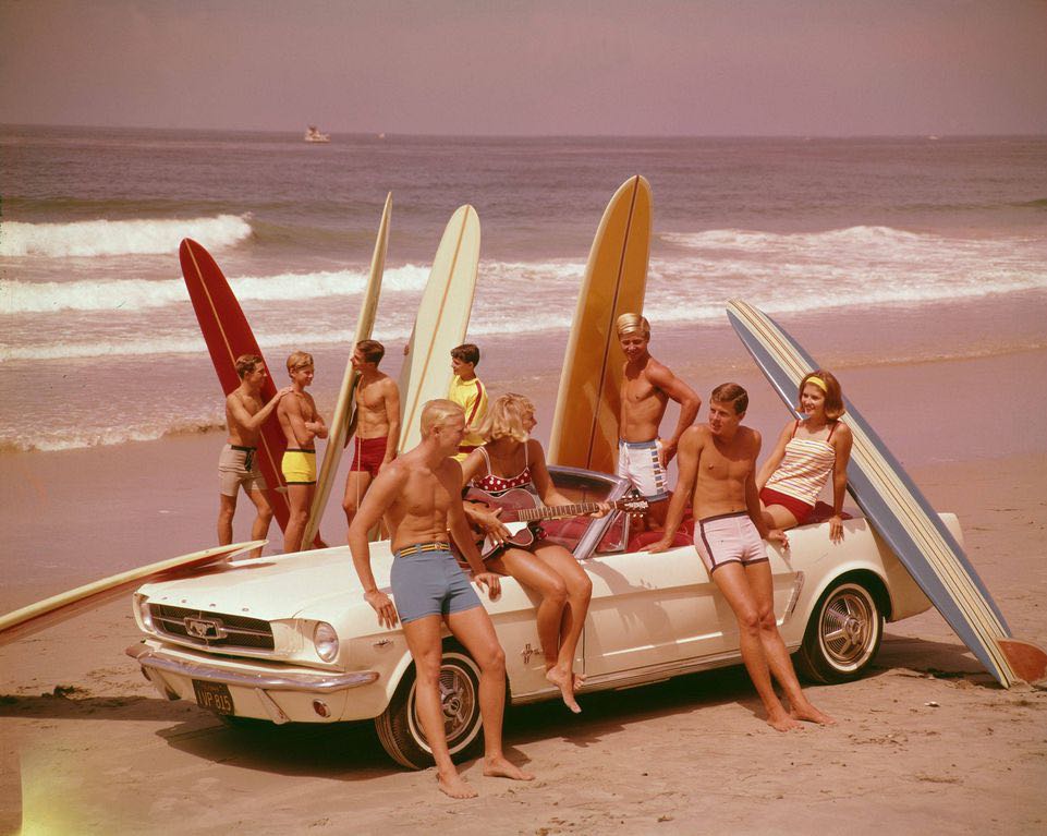 Surfing in the 60's | Photo Credit Mpora